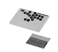 NLOFIN Leverless Arcade Stick 16 tasti controller senza leva, controller senza leva, RGB personalizzato Arcade Fighting Stick per PS3/PS4/PC/Switch/Steam, controller in alluminio supporta hot-swap e