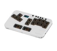 NLOFIN Leverless Controller Arcade Stick Mini Keypad, 16Key All-Button Arcade Controller Gamingpad (bianco)