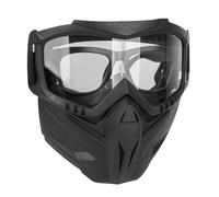 [Nlrlo] Occhiali protettivi per il viso - Occhiali da equitazione senza regolabili | Attrezzatura di protezione resistente per ciclismo fuoristrada, mountain bike, moto fuoristrada, avventura