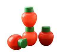 Nlrlo Set di 4 piccoli contenitori per condimenti ricaricabili per utensili da cucina, decorazione da tavolo, barbecue per la casa