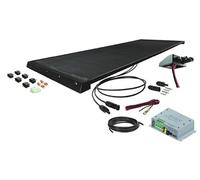NLS Sistema solare completo Dual Air 150 W, nero, 145 x 53 x 4 cm, 9,25 kg, con regolatore MPP e accessori di montaggio