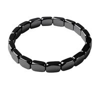 NlsqEU Bracciale in Ematite, Bracciale Magnetico da Uomo, Bracciale con Magneti, Bracciale Naturale da Uomo, Ispirato a Generali Romani e Guerrieri Vichinghi