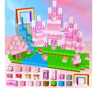 NlsqEU Costruzioni Magnetiche Blocchi, 120 Pezzi Magnetic Blocks, Magnetici Costruire Bambini Cubi Magnetici Building Blocks Costruzioni Magnetiche Unicorno Regalo per Bambini 3-12 anni