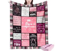 NlsqEU Regalo Donna Compleanno, Idee Regalo Donna, Regalo Ragazza Compleanno con Confezione Regalo, Coperta Regalo Amica Compleanno,Regali Compleanno Coperta,Regalo per Amica,Sorella(Italiano)