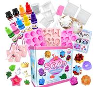 Nlsqw kit sapone fai da te,Sapone Fai Da Te Bambini Kit, Kit di Fabbricazione del Sapone perapone Fai Da Te Set per il Regalo di Nnatale del Compleanno dei Bambini