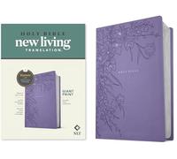 NLT Giant Print Bible, Filament Enabled (LeatherLike, Lavender Floral, Red Letter)