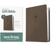 NLT Premium Gift Bible, Filament Enabled, Star Cross Taupe
