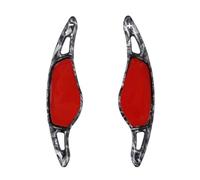 NLTNJI Paletta Cambio Per Serie 3/5/6/7/8 Per X3 X4 X5 X6 X7 M5 2 Pz ABS Auto Volante Paddle Comandi Estensione(Forged Black)