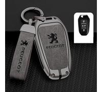 nlwopf Auto Custodia Chiave, per Peugeot e-2008 2008 208 e-208 208 GT-Line e-3008,Telecomandi Guscio Telecomando Ricambio Cover Sostituzione Case Coprichiave Portachiavi,B-Style 1