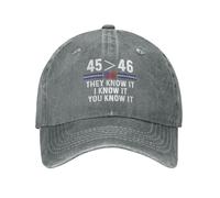 NLWQEKV 45 è Maggiore di 46 Lo Sanno, Lo so, Lo sai, Cappello da Donna, Berretto da Baseball, Cappelli grafici