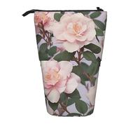 NLWQEKV Astuccio per matite con stampa Du Rose Stand Up Astuccio per matite telescopico durevole Borsa per trucco per forniture per ufficio