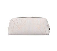 NLWQEKV Astuccio per matite in pelle Motivo oro rosa Sfondi stampa Astuccio per matite Astuccio per matite in pelle Organizer per borsa di cancelleria