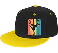 NLWQEKV Berretti da Baseball per Bambini Vintage Hip-Hop Breakdance Berretto da Baseball Hip-Hop Regolabile per Il Tempo Libero all'aperto Rosso