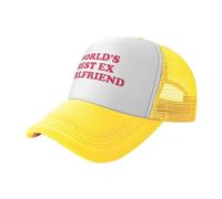 NLWQEKV Berretto da Baseball Classico Originale a Basso Profilo, Il miglior Cappello da Ex Fidanzata del Mondo, da Uomo e da Donna, Regolabile, Nero