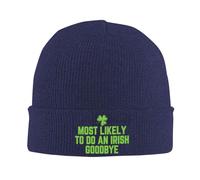 NLWQEKV Berretto Invernale Senza Tesa, Molto Probabilmente per Dire Addio agli irlandesi, Divertente, per Il Giorno di San Patrizio, da Uomo e da Donna