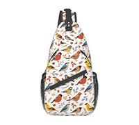NLWQEKV Borsa a tracolla Bird On The Branch, zaino a tracolla a tracolla, borsa a tracolla leggera per uomo donna