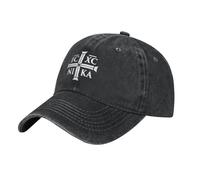 NLWQEKV Cappelli da Camionista ortodossi orientali cristiani IC XC Nika, Berretto da Baseball per Uomo e Donna