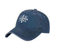 NLWQEKV Cappelli da Camionista ortodossi orientali cristiani IC XC Nika, Berretto da Baseball per Uomo e Donna