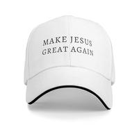 NLWQEKV Cappellino da Baseball Team Jesus Lifetime Member per Uomo e Donna