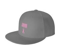 NLWQEKV Cappello da Baseball Alto con Visiera Piatta e Tesa Regolabile, Ideale per sensibilizzare Le sopravvissute al Cancro al Seno.