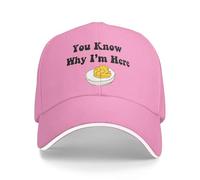 NLWQEKV Cappello da Baseball con Uova alla diavola Sai perché Sono Qui e Scritta Ringraziamento