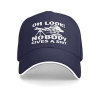 NLWQEKV Cappello da Baseball Oh Look Nobody Gives A Shit AS,T per Uomo e Donna, Modello Trucker