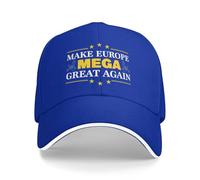 NLWQEKV Cappello da Camionista Make Europe Great Again per Uomo e Donna, Colore Nero