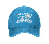 NLWQEKV Cappello da Camionista Oh Look Nobody Gives A Shit AS,T, da Cowboy, da Uomo e da Donna, da Baseball