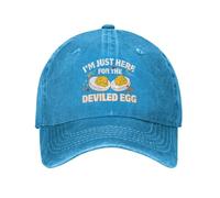 NLWQEKV Cappello in Cotone retrò I'm Just Here for The Deviled Eggs