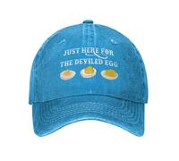 NLWQEKV Cappello Just Here for The Deviled Eggs, Berretto retrò in Cotone