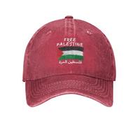 NLWQEKV Cappello palestinese Gratuito I Stand con Cappello da Camionista palestinese Pregate per la Palestina Berretto da Baseball Forte per Uomo Donna