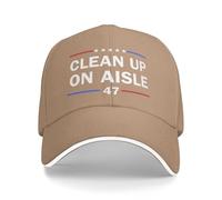 NLWQEKV Clean Up On Aisle 47 Hat 8647Cap per Uomo e Donna