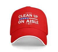 NLWQEKV Clean Up On Aisle 47 Hat 8647Cap per Uomo e Donna