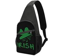 NLWQEKV Clover Irish Sling Bag Crossbody Shoulder Travel Chest Backpack Escursionismo Daypack per lo shopping sportivo