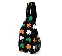 NLWQEKV Clover Saint Patrick's Day Sling Bag Crossbody Backpack Travel Chest Daypack