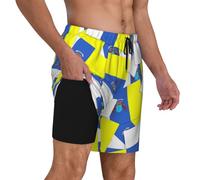 NLWQEKV Costume da Bagno da Uomo con la Bandiera delle Isole Canarie