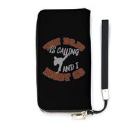 NLWQEKV Dojo Karate Kungfu Aikido Portafoglio da polso Portafoglio in pelle Porta carte lungo Borsa pochette sottile per donna