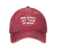 NLWQEKV Donnie Antoinette Let Them Eat Nothing Hats Subtle Fdt Retro cap