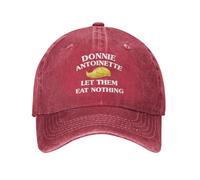 NLWQEKV Donnie Antoinette Let Them Eat Nothing Hats Subtle Fdt Retro cap