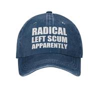 NLWQEKV Feccia di Sinistra radicale Apparentemente Cappelli per Donne Feccia di Sinistra radicale Berretto da Baseball Feccia di Sinistra radicale Apparentemente