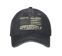 NLWQEKV Feccia di Sinistra radicale Apparentemente Cappellini per Uomo Feccia di Sinistra radicale Cappello da Baseball Feccia di Sinistra radicale Apparentemente
