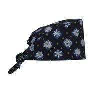 NLWQEKV Gorra de Trabajo Ajustable Copo de nieve2