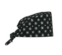 NLWQEKV Gorra de Trabajo Ajustable Copos de nieve3