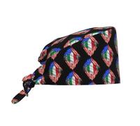 NLWQEKV Gorra de Trabajo con Gesto de la Bandera de Italia