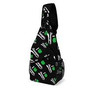 NLWQEKV I Clover Shenanigans Sling Bag Crossbody Backpack Travel Chest Daypack
