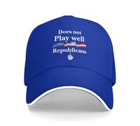 NLWQEKV Il Cappellino DoesPlays Well with Republicans Anti-47 Baseball cap