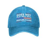 NLWQEKV Il Cappello DoesPlays Well with Republicans Anti-47 Retro cap