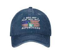 NLWQEKV Il Cappello DoesPlays Well with Republicans Anti-47 Retro cap