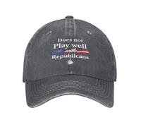 NLWQEKV Il Cappello DoesPlays Well with Republicans Anti-47 Retro cap