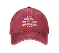 NLWQEKV Il Cappello DoesPlays Well with Republicans Anti-47 Retro cap